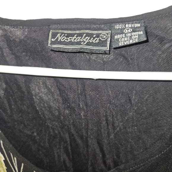 Nostalgia Black Floral Maxi Dress - Picture 3 of 3